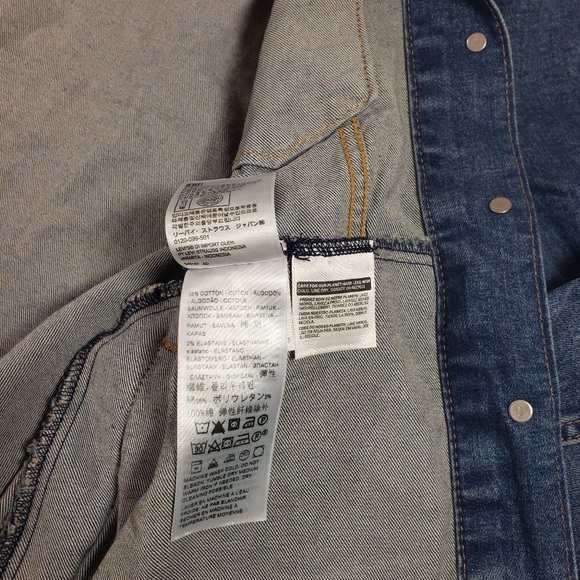 Levi's Trucker Jacket Men's Blue  Wash Denim 2X NWT - Picture 7 of 13